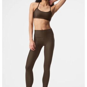 ALO Yoga Espresso 7/8 High-Waist Airlift Legging